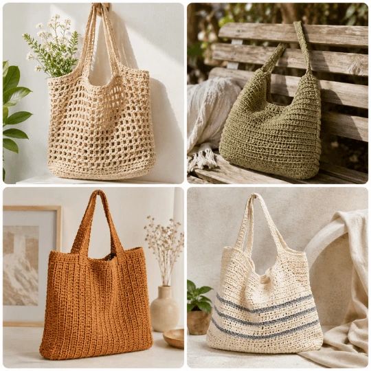 Mosaico de totes em croché